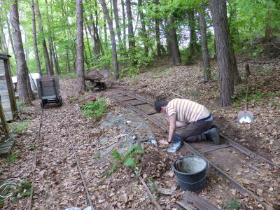 Die Ausweiche wird geschlossen