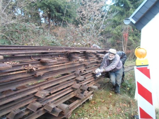 Die Gleise sind eigentlich am selben Platz